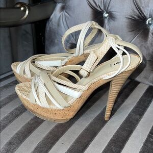 ✨ Desert Elegance Bakers Snake Print Platform Sandals ✨